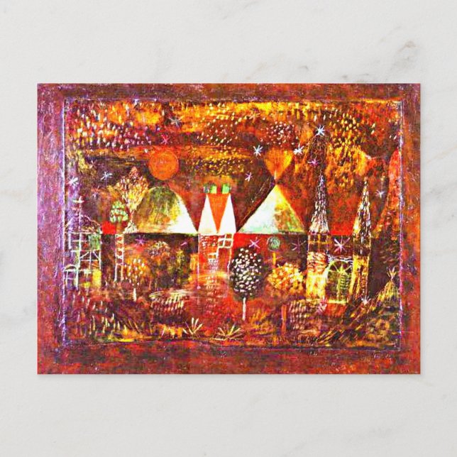 Carte Postale Klee - Festivité Nocturne (Devant)