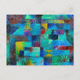 Carte Postale Klee - Jardin en terrasse