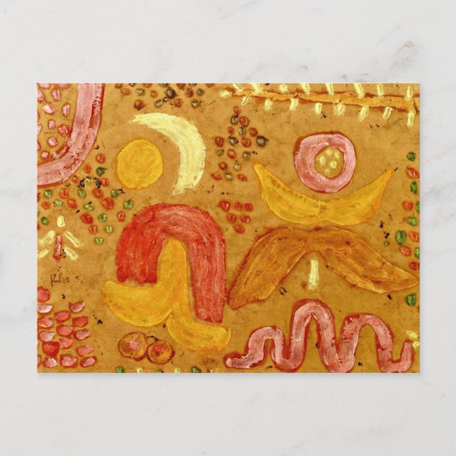 Carte Postale Klee - Jardin par temps chaud (Devant)