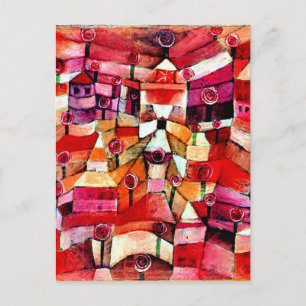 Carte Postale Klee - Jardin Rose