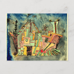 Carte Postale Klee - Jardin sur les débris