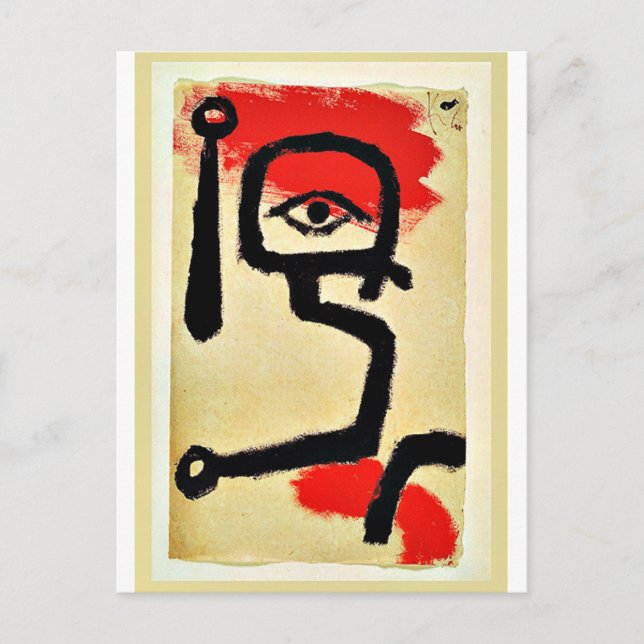 Carte Postale Klee - Kettle Drummer (Devant)