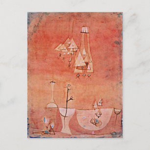 Carte Postale Klee - Laboratoire botanique