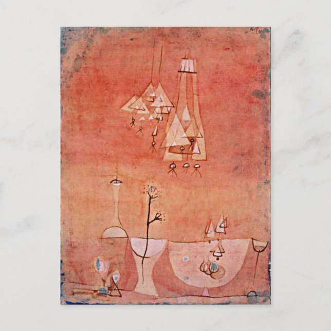 Carte Postale Klee - Laboratoire botanique (Devant)