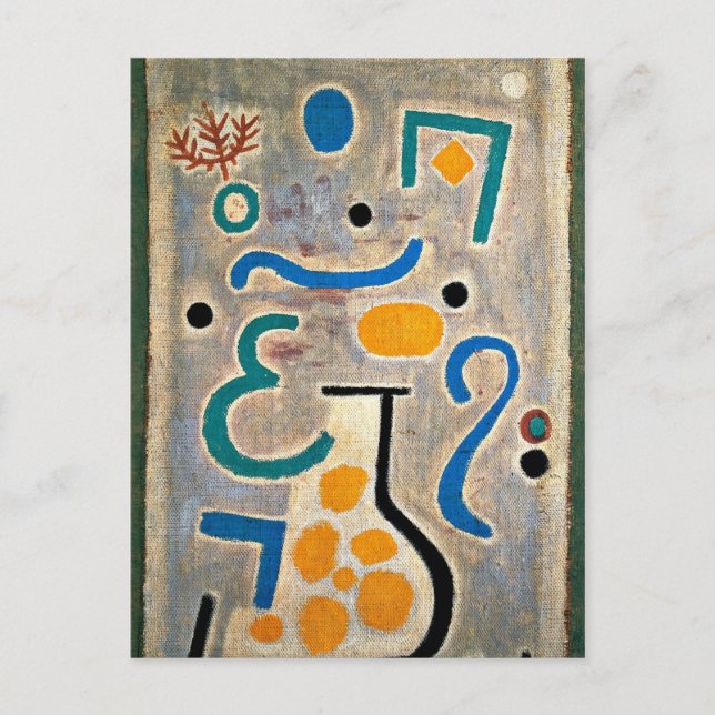 Carte Postale Klee - Le Vase-1938 (Devant)