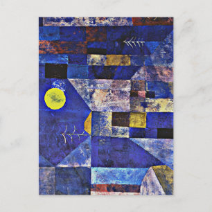 Carte Postale Klee - Lune, peinture abstraite