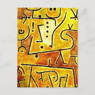 Carte Postale Klee - Manteau rouge