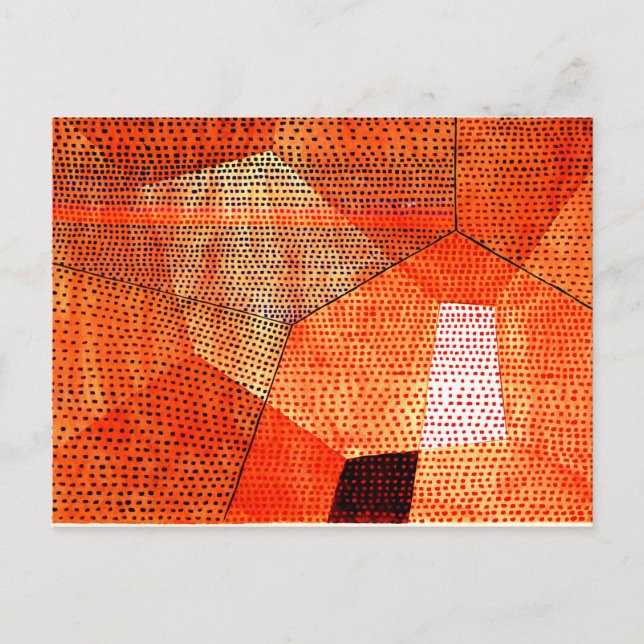 Carte Postale Klee - Modèle 105, Polyphonie en couleur (Devant)