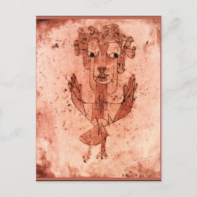 Carte Postale Klee - Nouvel Ange (Angelus Novus) (Devant)
