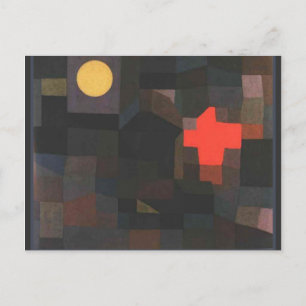 Carte Postale Klee - Pleine lune-feu