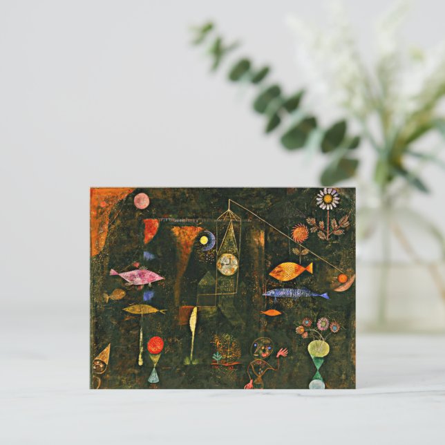 Carte Postale Klee - Poisson magique (Debout devant)