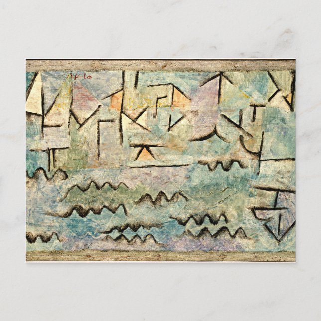 Carte Postale Klee - Rhin à Duisburg, HD (Devant)