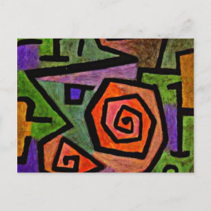 Carte Postale Klee - Roses héroïques