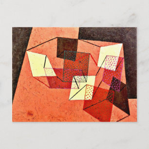 Carte Postale Klee - Surfaces à pointes