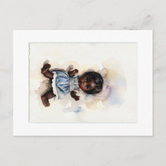 Carte Postale Kleines Herz, große Augen: Ein Hauch Nostalgie 