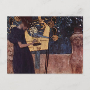 Carte Postale Klimt Gustav la musique