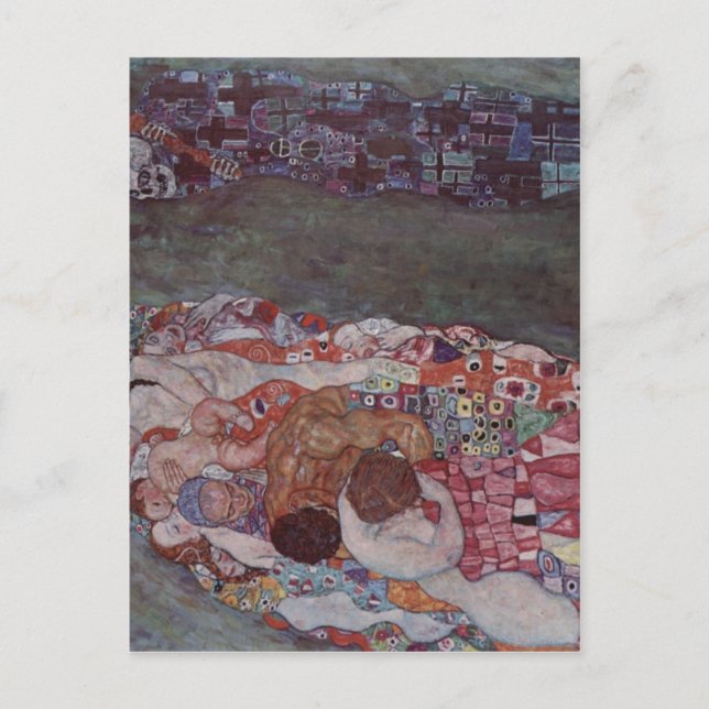 Carte Postale Klimt, Gustav Leben und Tod 1908-1911 Technique ?  (Devant)