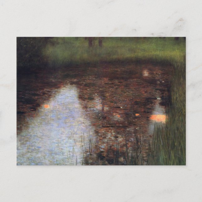 Carte Postale Klimt - Le marais (Devant)