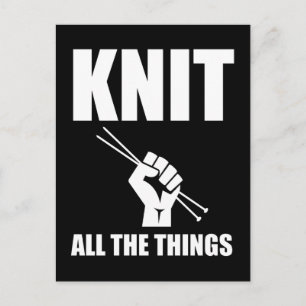Carte Postale Knit All Things Funny Tricot