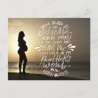 Carte Postale Knit Together in the Mother's Womb