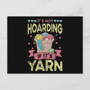 Carte Postale Knitting Yarn Wool Stash Crochet