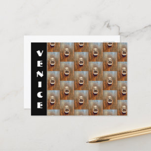 Carte Postale Knocker de porte de Venise