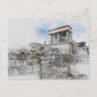 Carte postale Knossos Palace - Héraklion Crète Voy