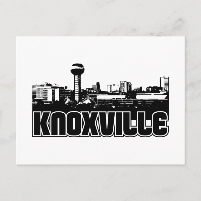 Carte Postale Knoxville Skyline (Devant)