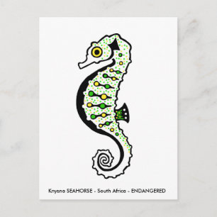 Carte Postale Knysna SEAHORSE - Amoureux des animaux - Nature - 