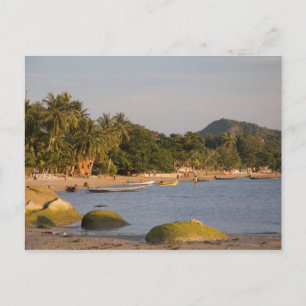 Carte Postale Ko Phangan, Thaïlande. En dehors de l'île agitée