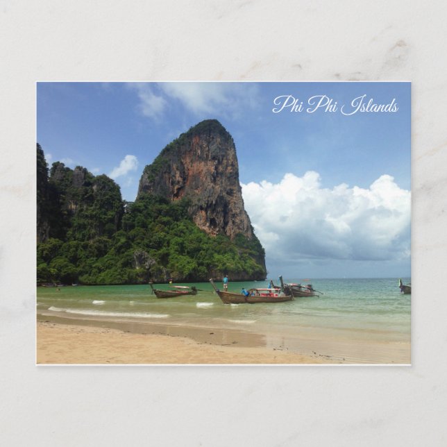 Carte Postale Ko Phi Phi Îles Thaïlande Krabi James Bond (Devant)