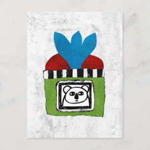 Carte postale Koala à domicile