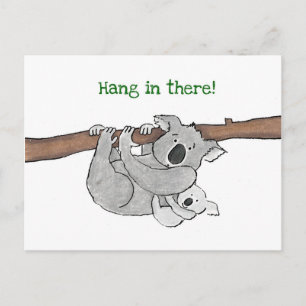 Carte postale Koala et bébé