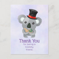 Koalaty ami Pun Cute Koala en haut du chapeau