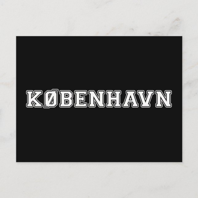 Carte Postale Kobenhavn Danmark (Devant)