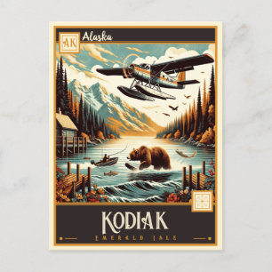Carte Postale Kodiak, Alaska   VINTAGE