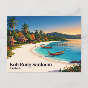 Carte Postale Koh Rong Sanloem Cambodge