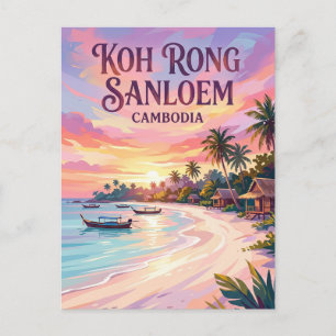 Carte Postale Koh Rong Sanloem Cambodge