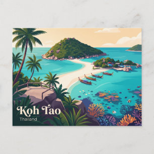Carte Postale Koh Tao Thaïlande