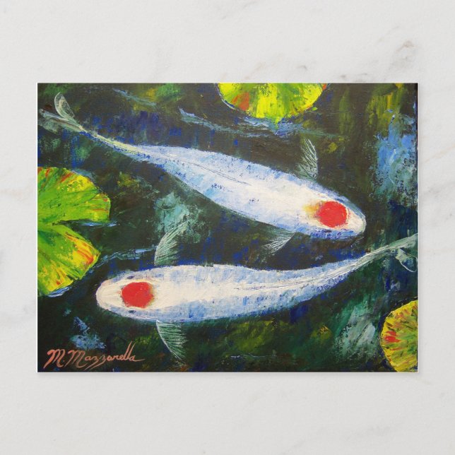 Carte Postale Kohaku Fish Tancho (Devant)