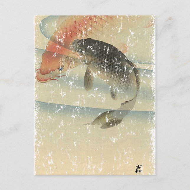 Carte Postale Koi (Devant)