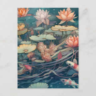 Carte postale Koi Carp