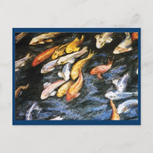 Carte postale Koi Fish