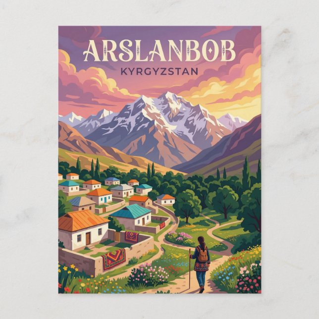 Carte Postale Kök-Tach Kirghizistan (Devant)