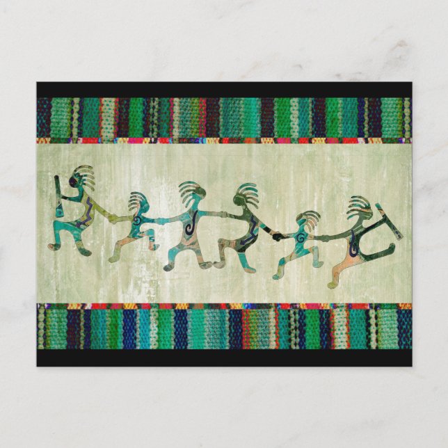 Carte Postale KOKOPELLI drôle de famille + vos idées (Devant)