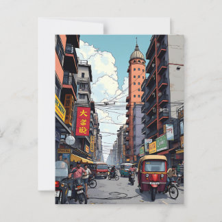 Carte Postale Kolkata, Inde centre-ville Keepsaké Souvenir