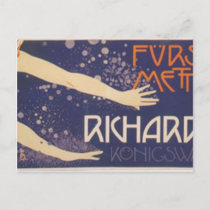 Carte Postale Koloman Moser-Poster du Prince Richard Metternich