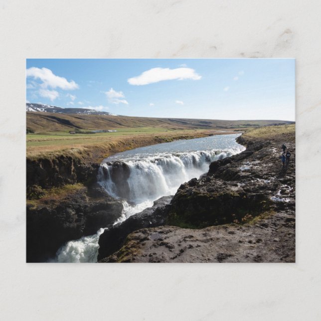Carte Postale Kolufossar Falls, Islande (Devant)
