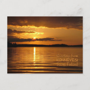 Carte postale Konnevesi Sunset