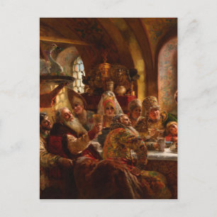 Carte Postale Konstantin Makovsky - Fête Mariage de Boyar